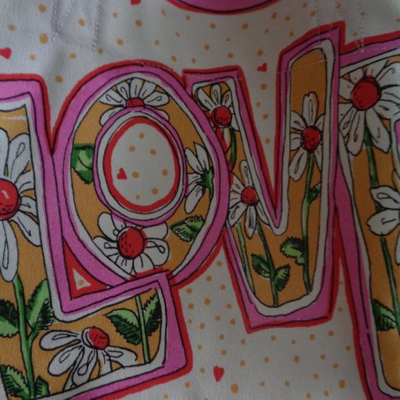 BRIGHTON LOVE DAISY CANVAS TOTE - NWOT - Picture 4 of 7